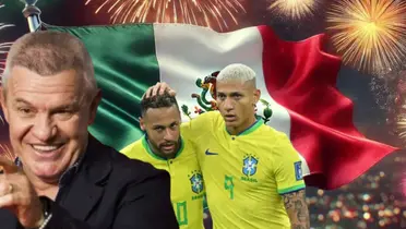 Javier Aguirre junto a Neymar Jr y Richarlison / FOTO FORBES MÉXICO