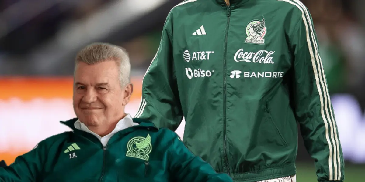 Javier Aguirre riendo y Jugador de la Selección Mexicana/ Foto Mediotiempo.