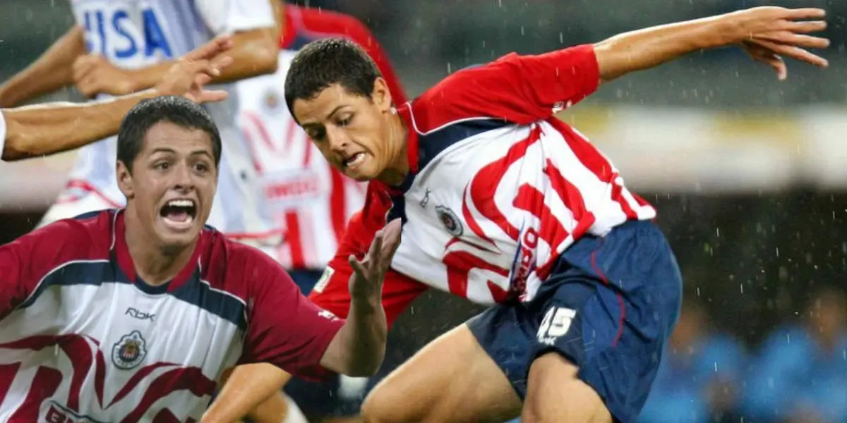 Javier Hernández en su primer gol con Chivas / FOTO EL INFORMADOR