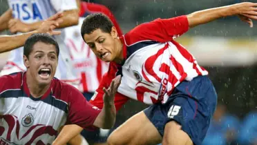 Javier Hernández en su primer gol con Chivas / FOTO EL INFORMADOR