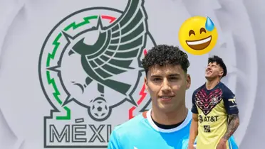 Jorge Sánchez usando uniforme de la Selección Mexicana y Cruz Azul/ Foto La zona LNZ Zacatecas..