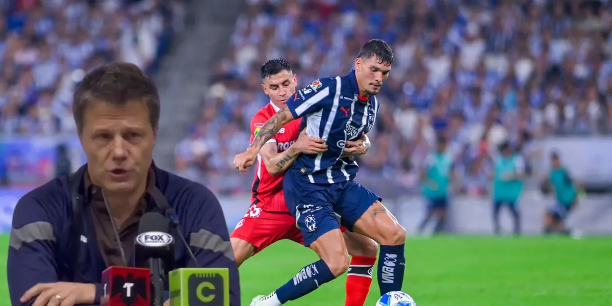 José Antonio Noriega en el Monterrey vs Toluca / FOTO MARCA