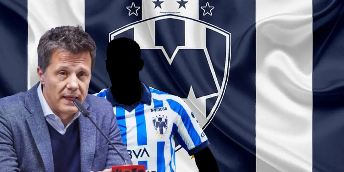 José Antonio Noriega junto a futbolista incógnito de Rayados / FOTO MARCA