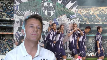 José Antonio Noriega y jugadores de Monterrey celebrando/Foto Rayados.