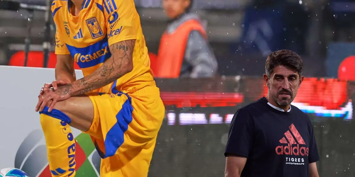 Jugador de Tigres en partido. Foto: Fútbol Total.