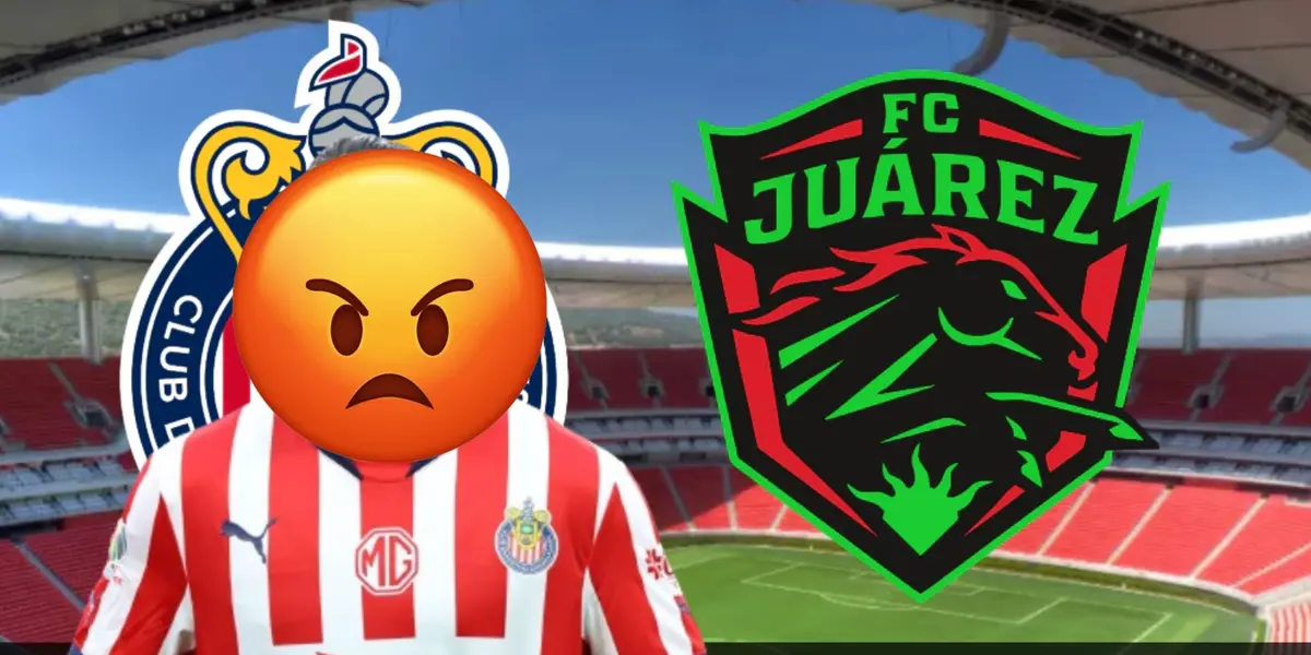 El jugador de Chivas que salió molesto al vestidor ante Juárez, mira la razón