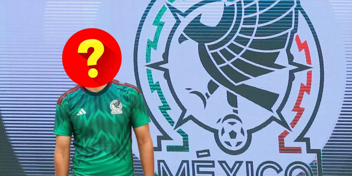 Jugador mexicano oculto y logo de la Selección/Foto Forbes México.