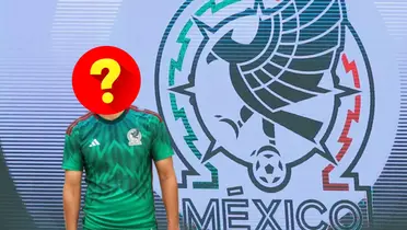 Jugador mexicano oculto y logo de la Selección/Foto Forbes México.