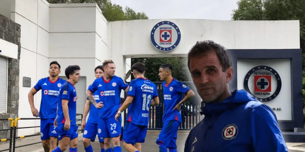 Jugadores de Cruz Azul e Iván Alonso/Foto Mediotiempo.