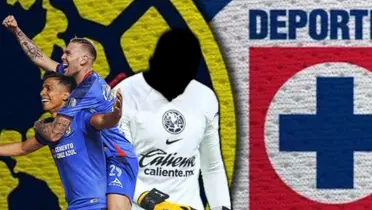 Jugadores de Cruz Azul junto a futbolista incógnito del América / FOTO EXCÉLSIOR