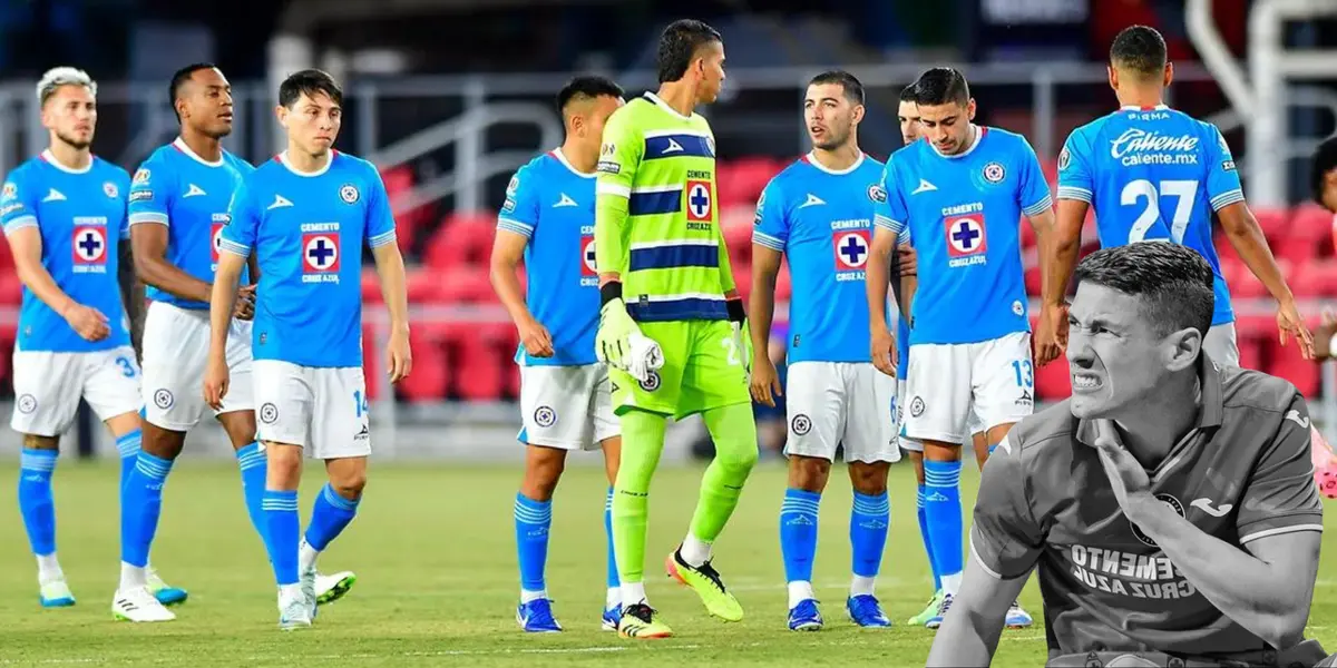 Jugadores de Cruz Azul tras perder vs Mazatlán. Foto: Sopitas