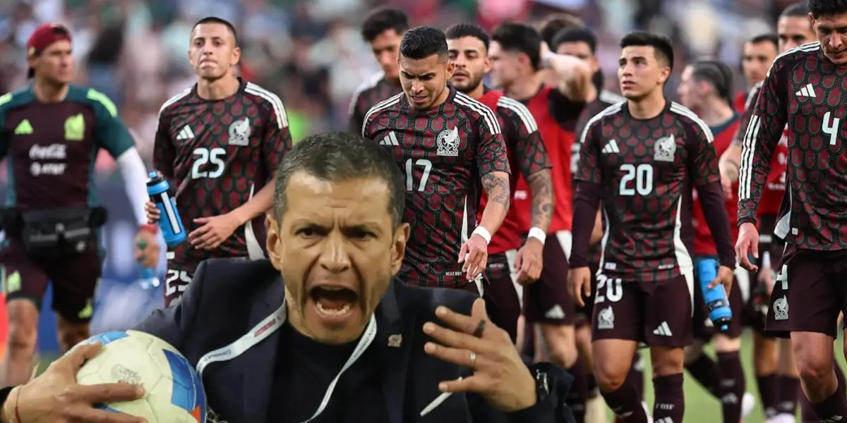 Jugadores de México cabizbajos y Jaime Lozano molesto/Foto Publimetro.