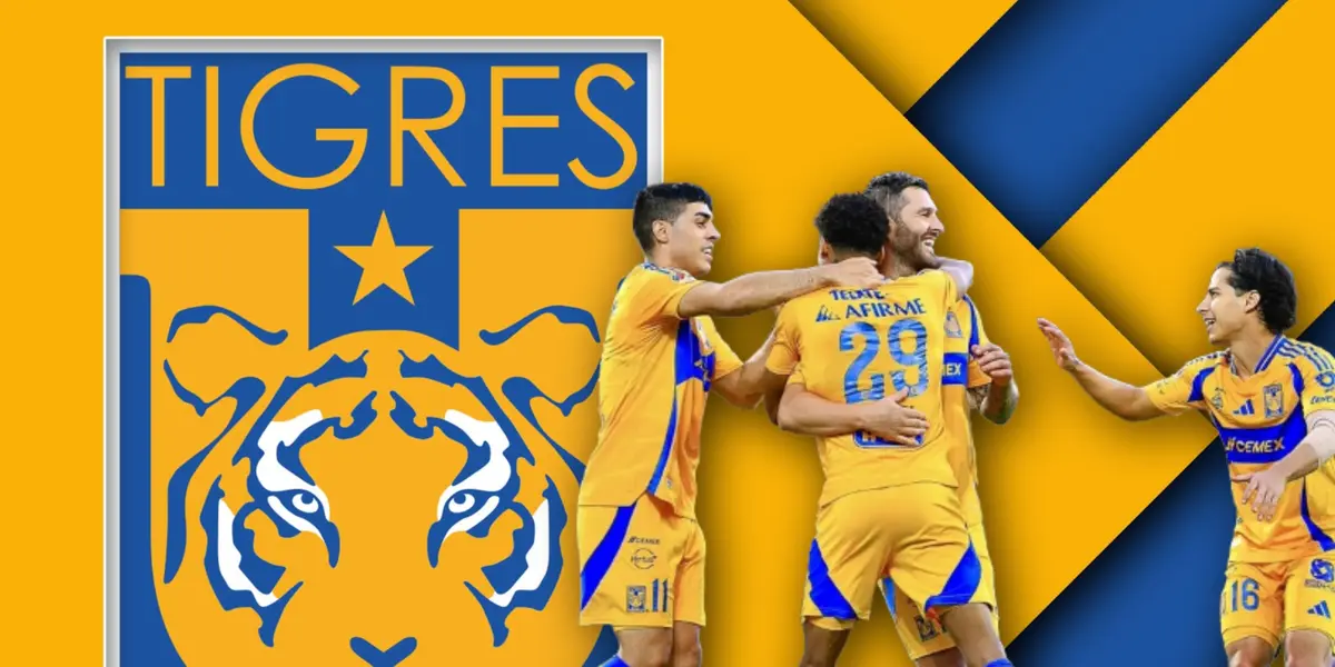 Jugadores de Tigres celebrando/Foto besthqwallapapers.