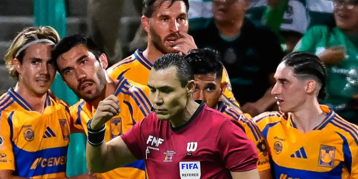 Jugadores de Tigres celebrando victoria. Foto: TUDN