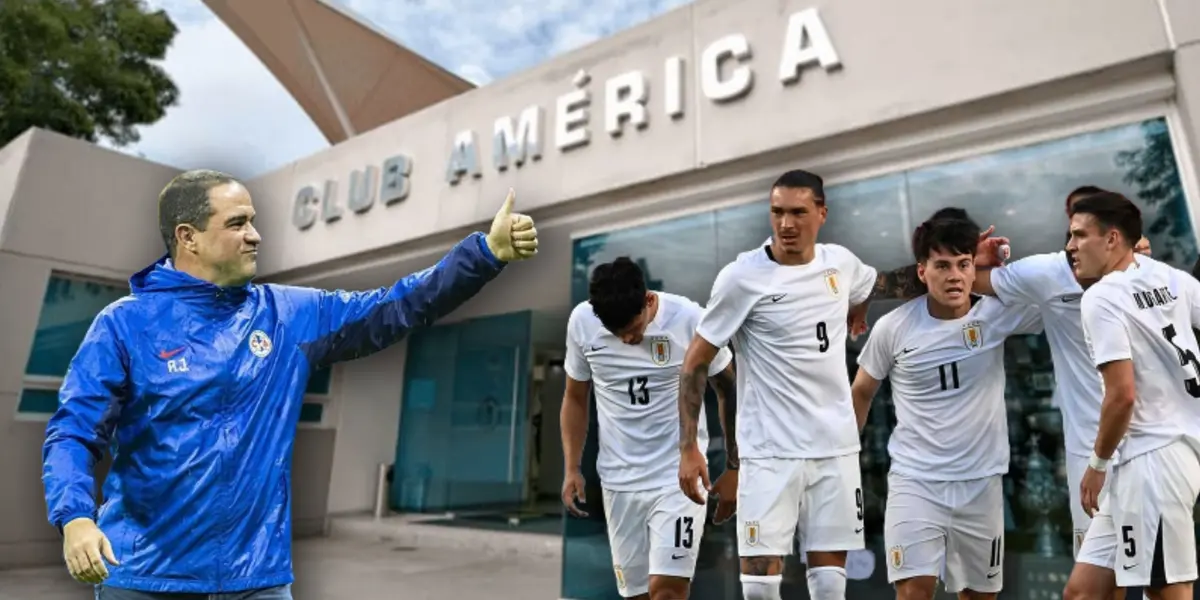 Jugadores de Uruguay celebrando y André Jardine/Foto Sports Illustrated.