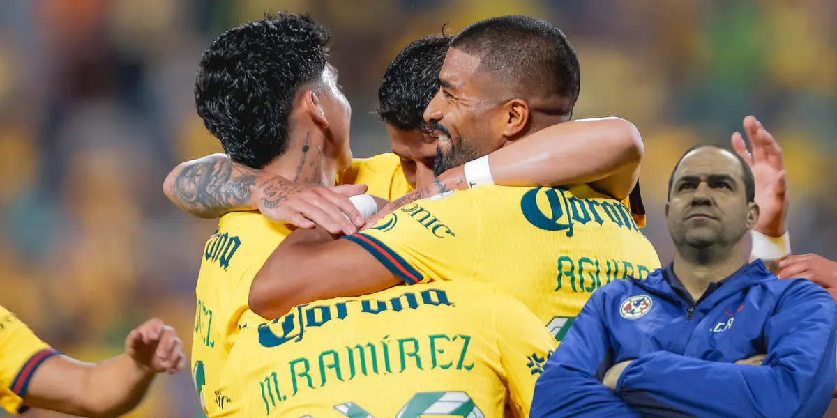 Jugadores del América celebrando. Foto: Club América