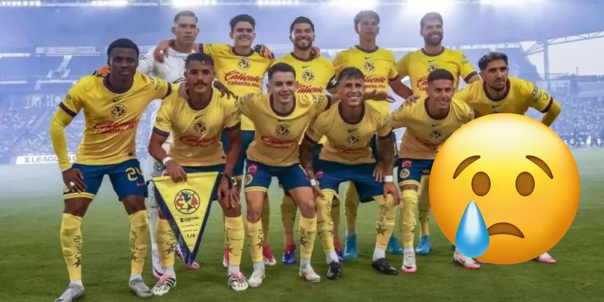 Jugadores del América en formación. Foto: Bolavip