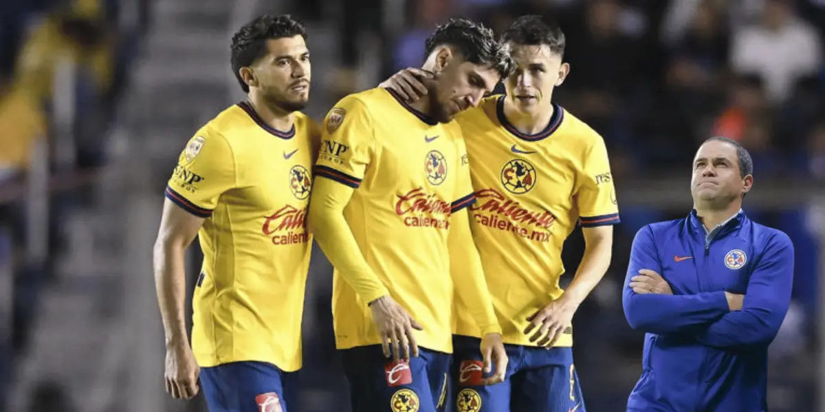 Jugadores del América en partido. Foto: MSN