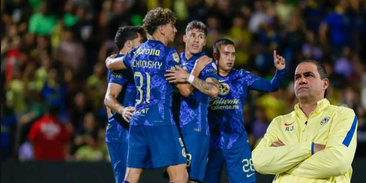 Jugadores del América vs Juárez. Foto: Azteca Deportes