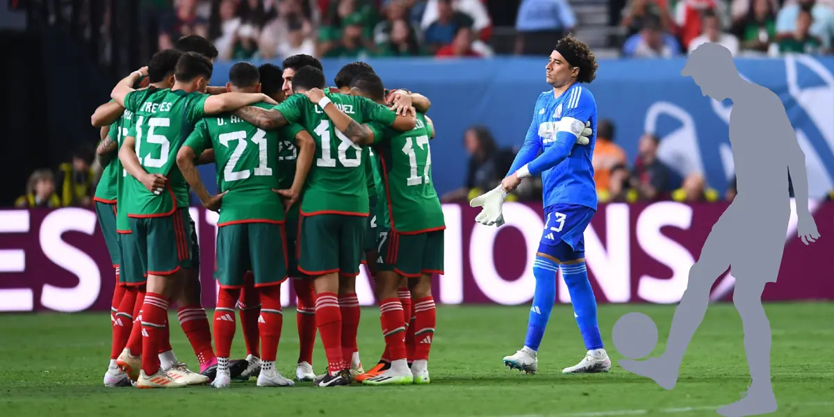 Jugadores del Tri en consenso antes de partido. Foto: Azteca Deportes