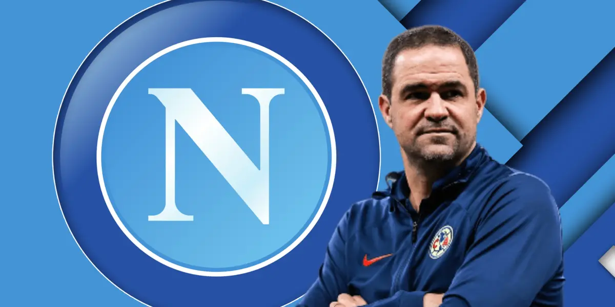 Logo del Napoli y André Jardine/Foto Wallpapers Abyss.