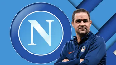 Logo del Napoli y André Jardine/Foto Wallpapers Abyss.