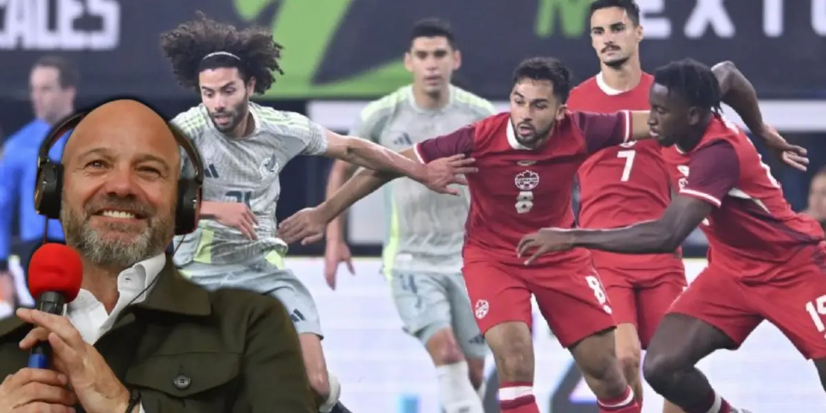 Luis García Postigo en el México vs Canadá / FOTO JUANFÚTBOL