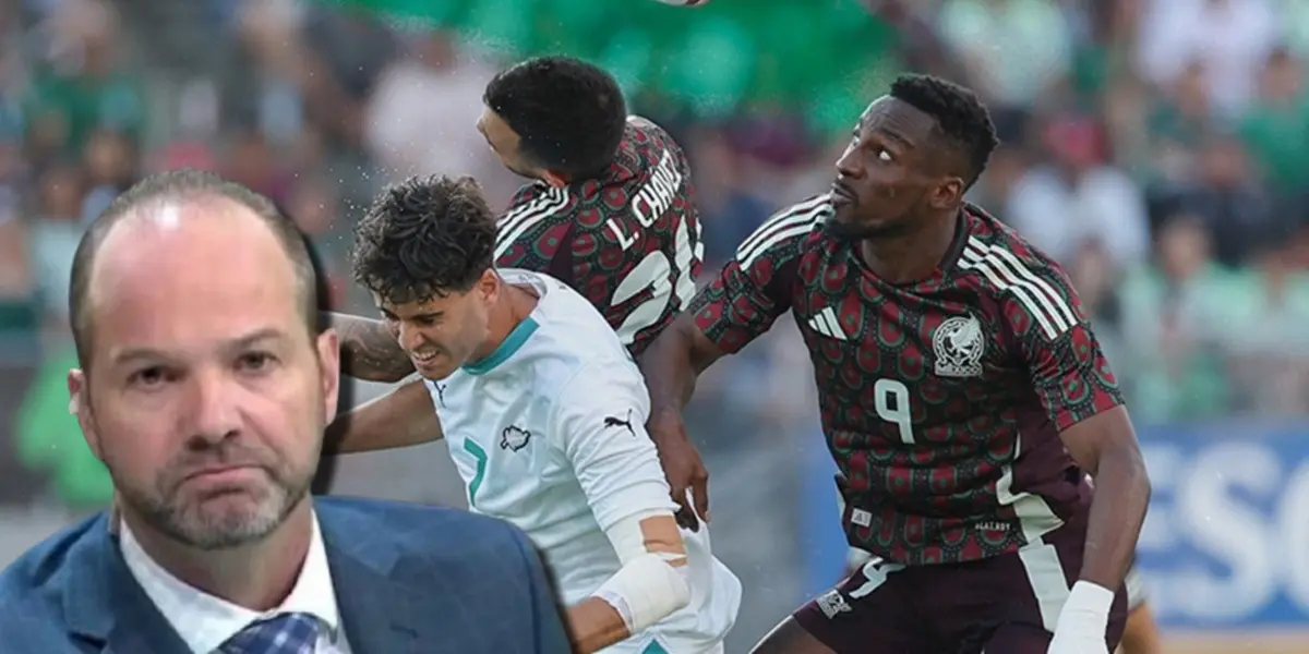 Luis García Postigo en el México vs Nueva Zelanda / FOTO RÉCORD