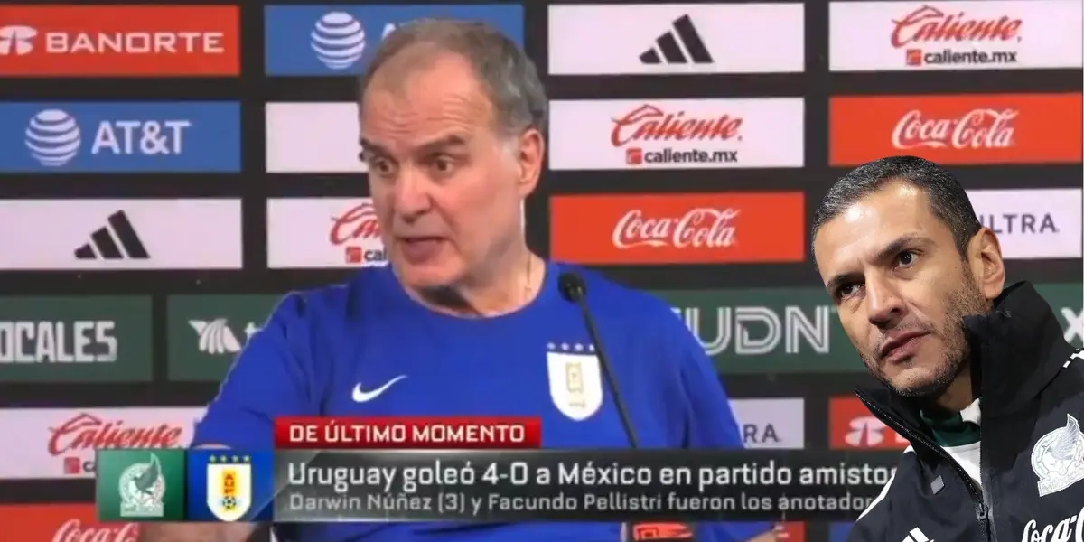 Marcelo Bielsa en conferencia de prensa, captura tomada de ESPN.