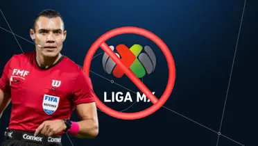 Marco Antonio Ortiz junto al logo de la Liga MX / FOTO ESTO