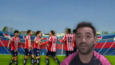 Marco Fabián y jugadores de Chivas celebrando/Foto 24 México.