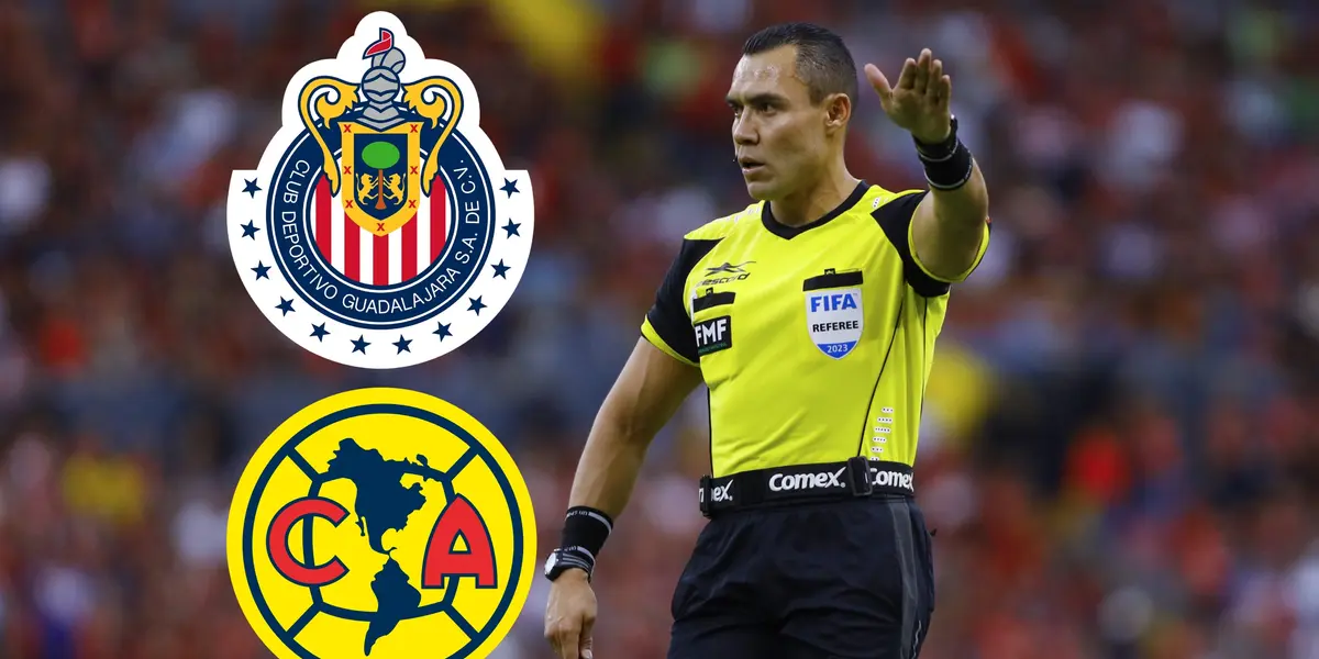 Marco Ortiz, logos de América y Chivas/Foto El Siglo Coahuila.