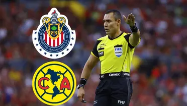 Marco Ortiz, logos de América y Chivas/Foto El Siglo Coahuila.