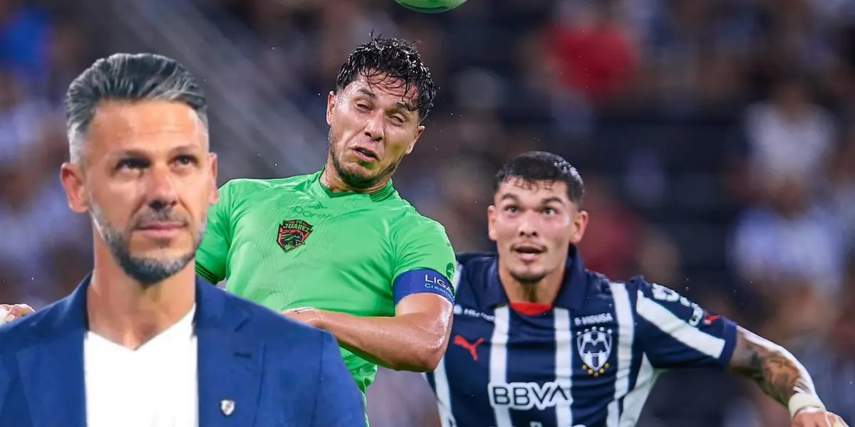 Martín Demichelis en el Monterrey vs Juárez / FOTO EL PORVENIR