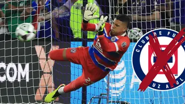 Mier atajando penal vs Orlando. Foto: Cruz Azul