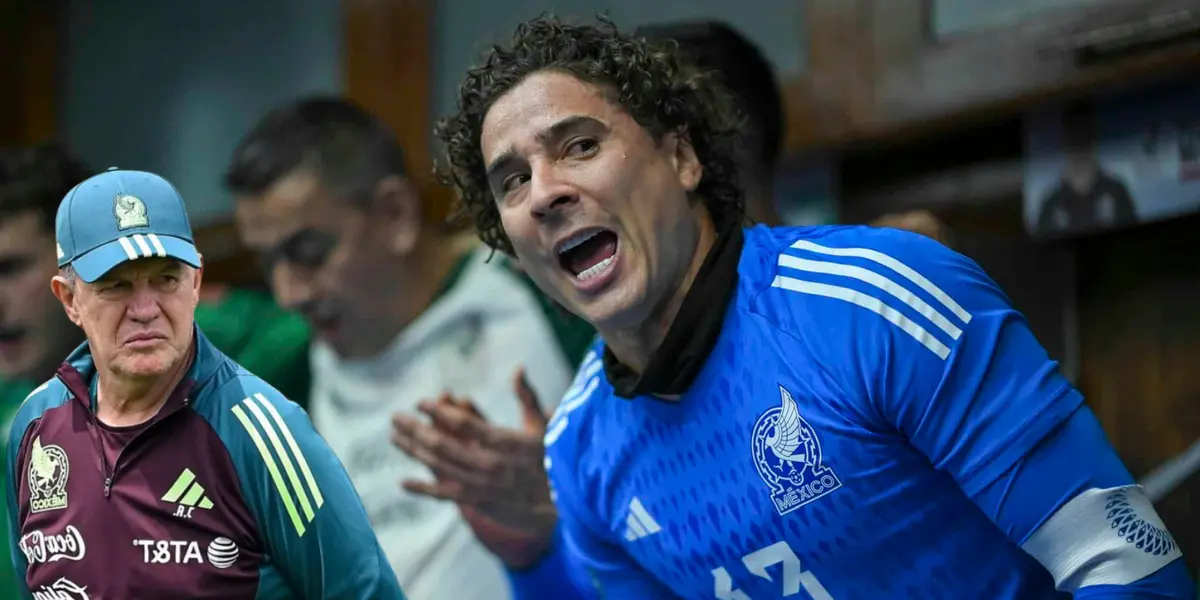 Ochoa en charla de vestidor. Foto: Azteca Deportes