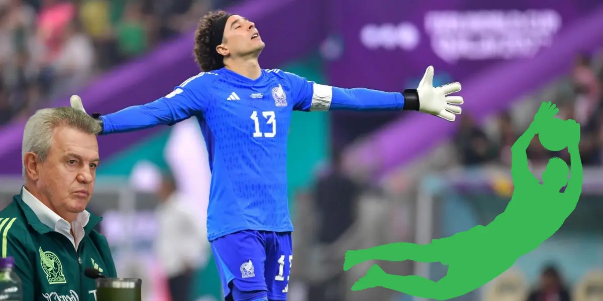 Ochoa en partido con México. Foto:  Récord