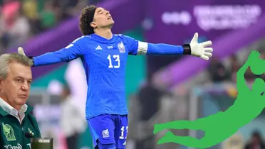 Ochoa en partido con México. Foto:  Récord