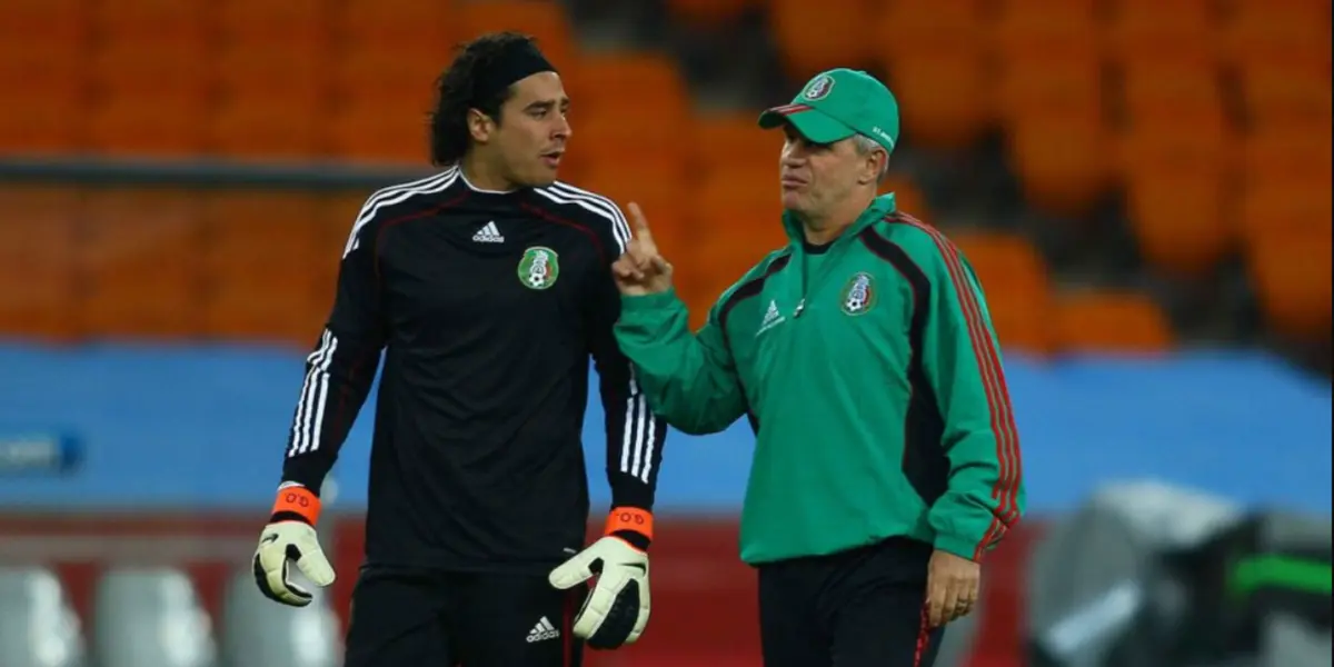 Ochoa y Aguirre en entrenamiento. Foto: Azteca Deportes