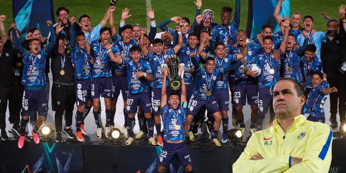 Pachuca celebrando el título de la Concachampions. Foto: Vanguardia