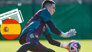 Padilla en entrenamiento con México. Foto: Selección Mexicana