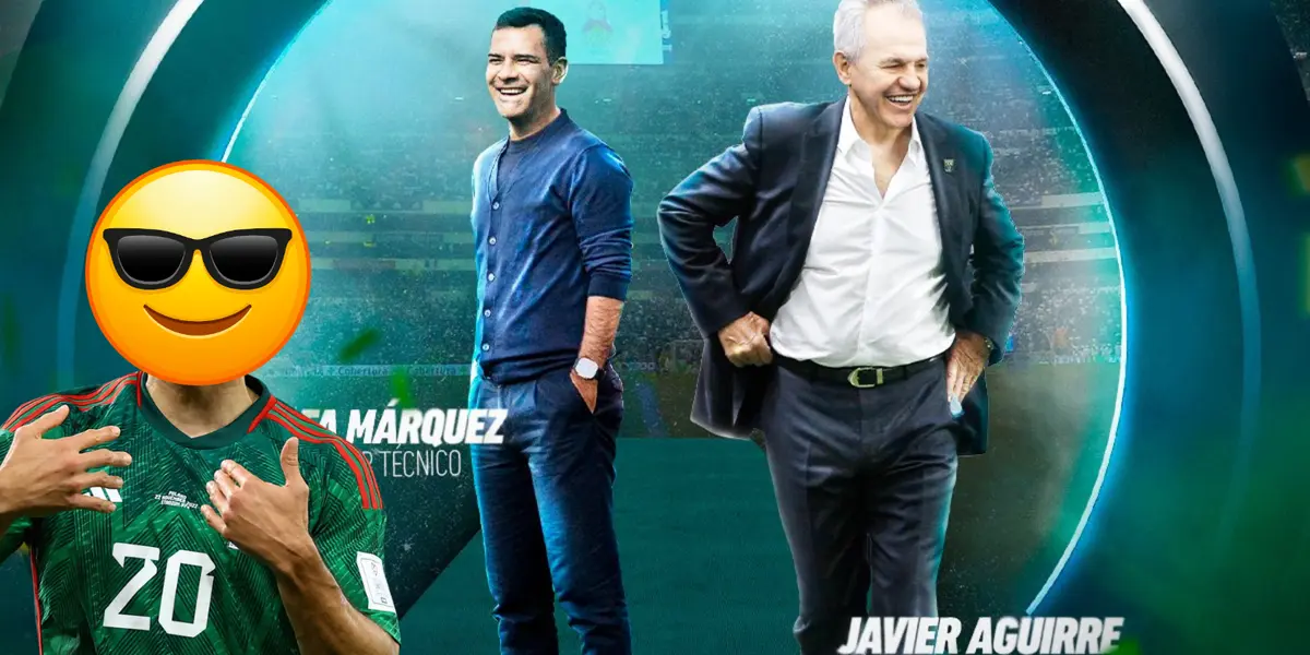 Póster de Aguirre y Márquez tomado de la Selección Mexicana.