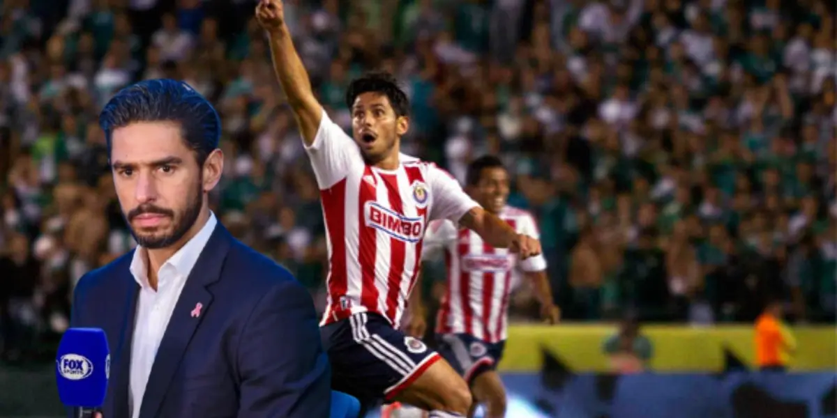 Rafa Márquez Lugo como periodista y jugador de Chivas / FOTO DEBATE