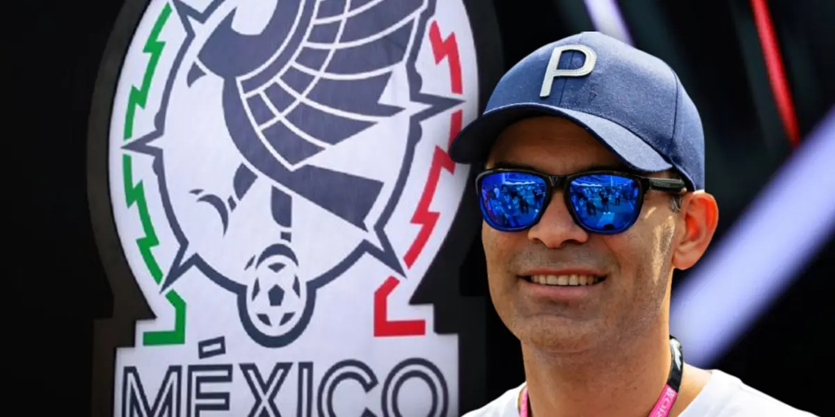 Rafael Márquez con lentes y logo de México/Foto Ovaciones.