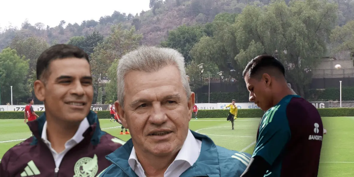 Rafael Márquez, Javier Aguirre y Luis Malagón/ Foto Mi Selección.