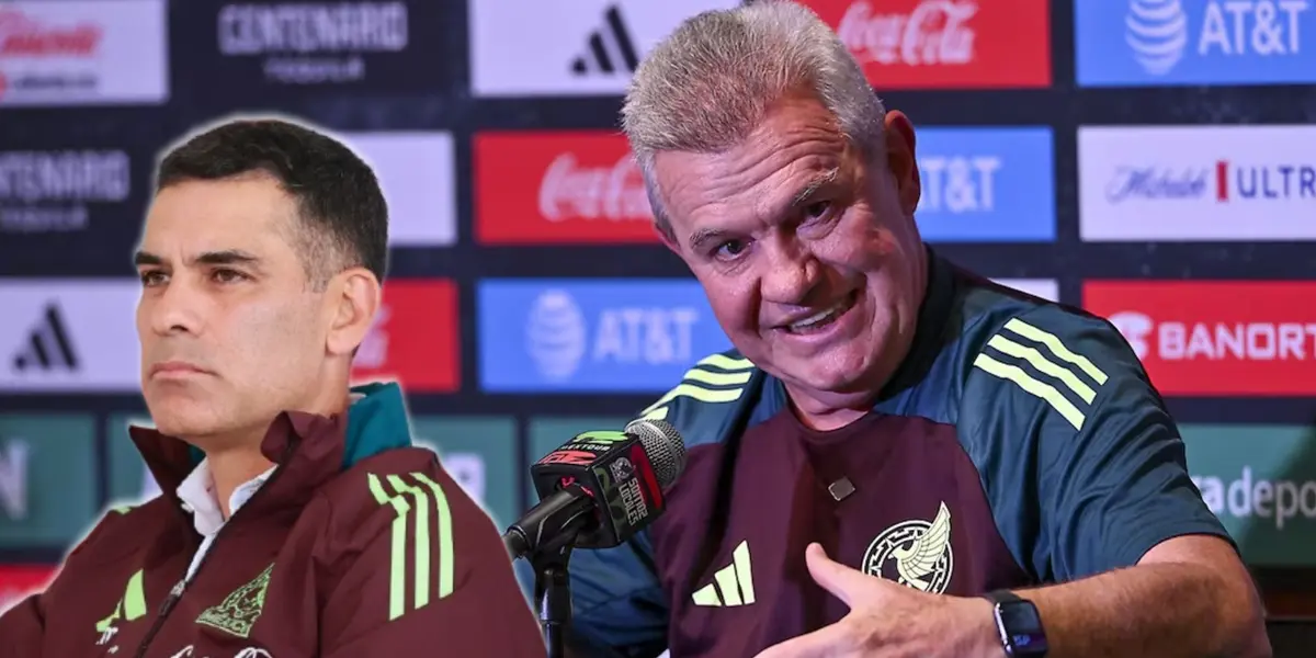 Rafael Márquez junto a Javier Aguirre / FOTO MILENIO