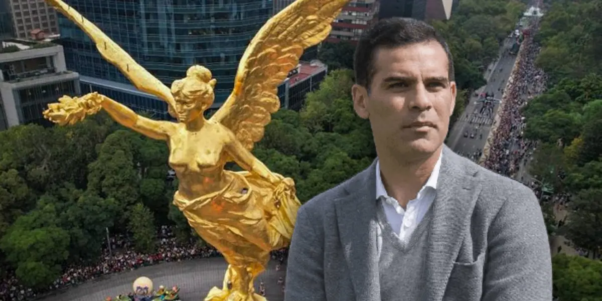 Rafael Márquez y Ángel de la Independencia/Foto Quadratín Guerrero.