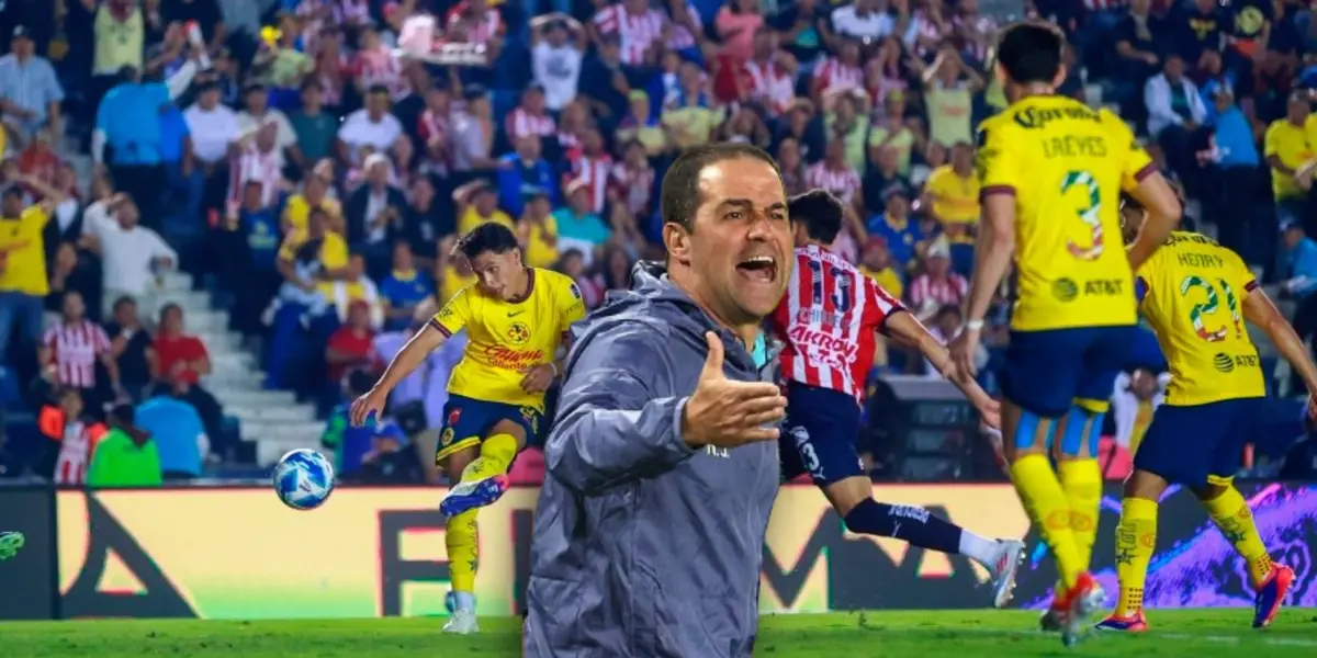 Ramón Juárez pateando balón y André Jardine gritando/ Foto ESPN.