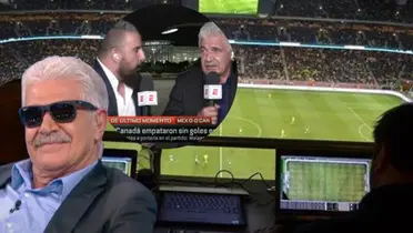 Ricardo Ferretti en cobertura del partido entre México vs Canadá / FOTO SDP NOTICIAS