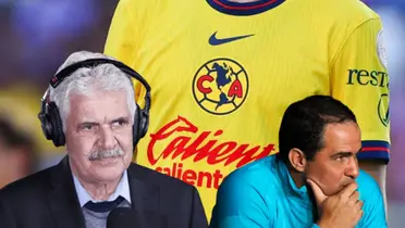 Ricardo Ferretti y André Jardine pensativo/Foto TV Azteca.